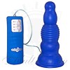 Pure Blue Ribbed Plug